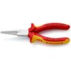 30 36 160 Long Nose Pliers insulated with multi-component grips, VDE-tested chrome-plated 160 mm